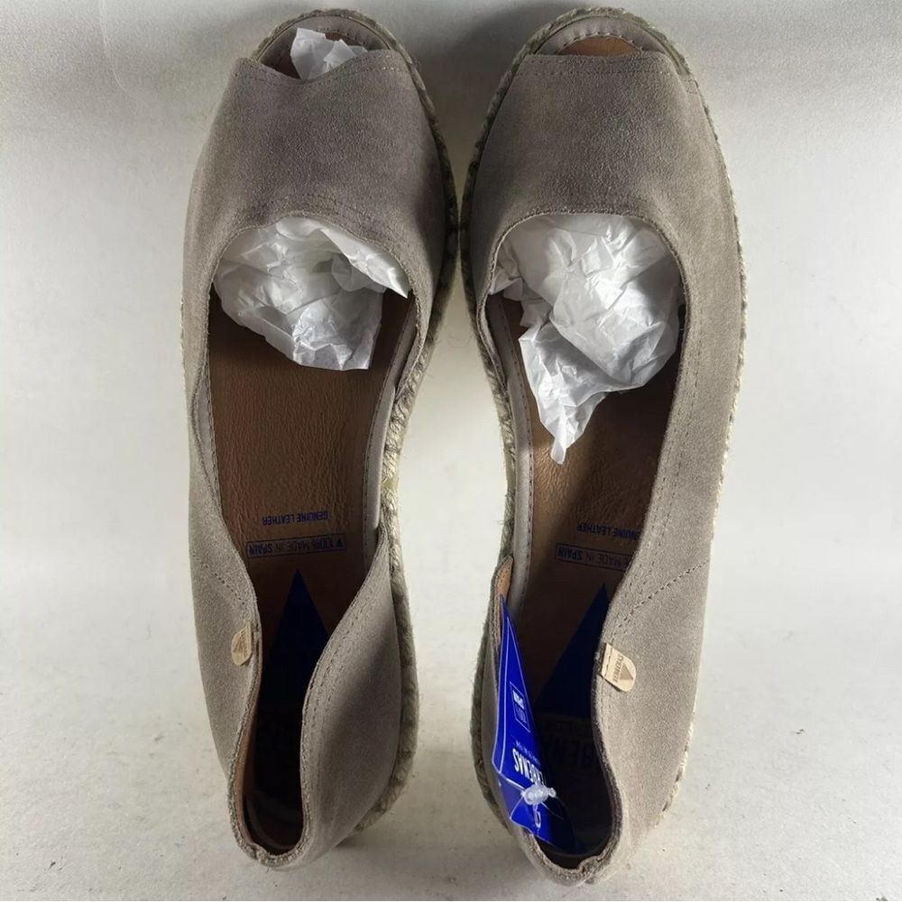 Verbenas Cruz Women’s Espadrilles Peep Toe Shoes Gray Size EU 41 US 10 - Picture 5 of 9